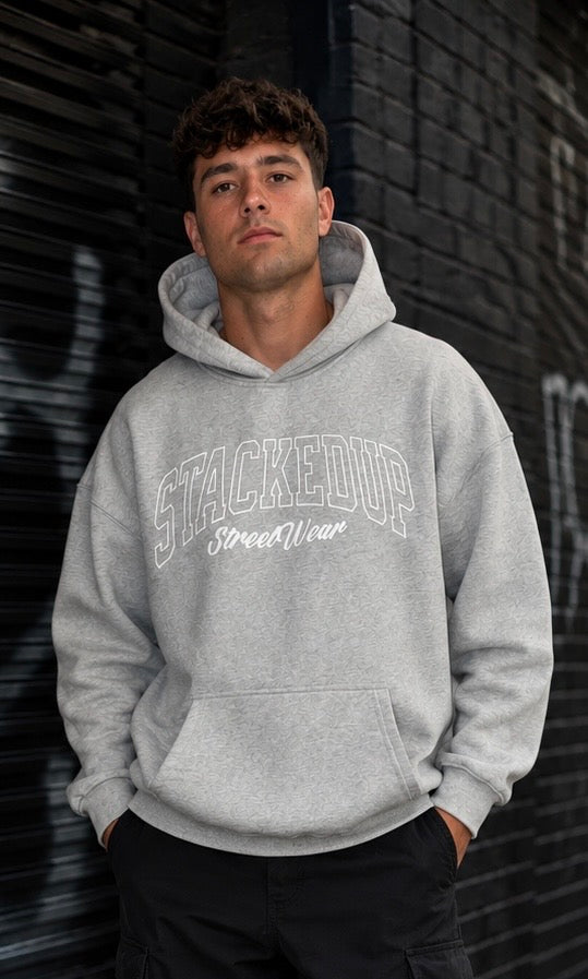 Stacked Up Heavyweight Hoodie